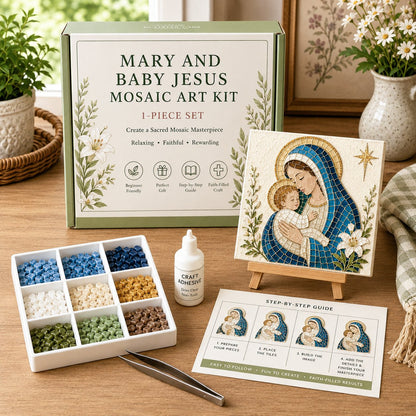 💥Nativity Sea Glass Art Kit