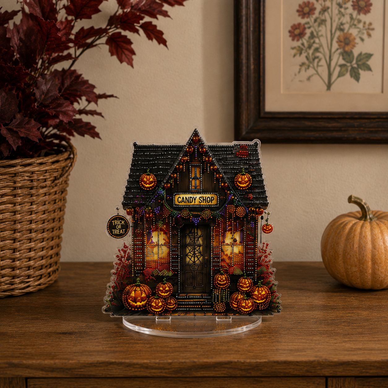Sparkling Halloween Candy Shop Tabletop Decor Kit