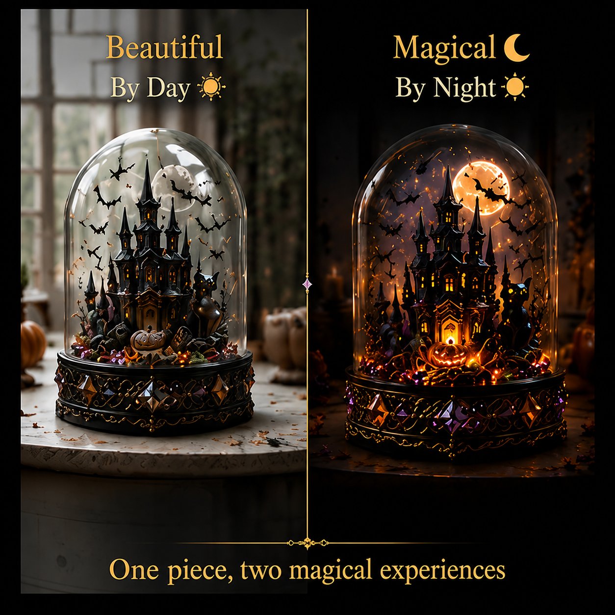 🎁Halloween Special Offer 50% OFF –🏰🎃Ghost Castle Night Lights