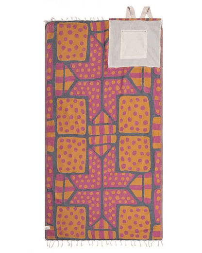 🏖️ 2-in-1 Sand-Free Towel Backpack | 100% Organic Cotton