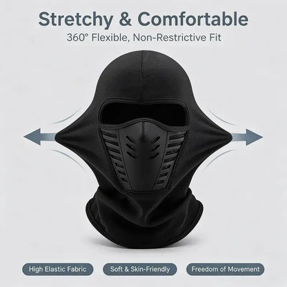 Unisex Fleece Full Face Balaclava Ski Mask - Windproof, Anti-Haze, Soft Sports & Outdoor Hat, Motorcycle Accessories for Skiing, Winter Outdoor Activities