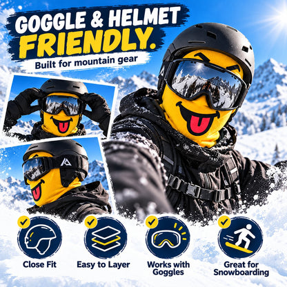 ⛷️ The Funniest Ski Mask On The Slopes This Winter! 🧱❄️