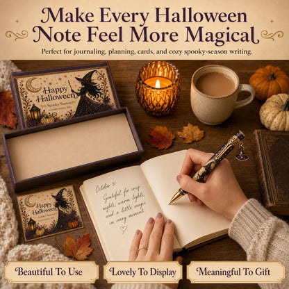 🎃🔮 Halloween Spooky Pen Gift Set