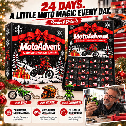🏍️🔥 Motocross Advent Calendar – 24 Days of Dirt Bike Surprises! 🎄🎁