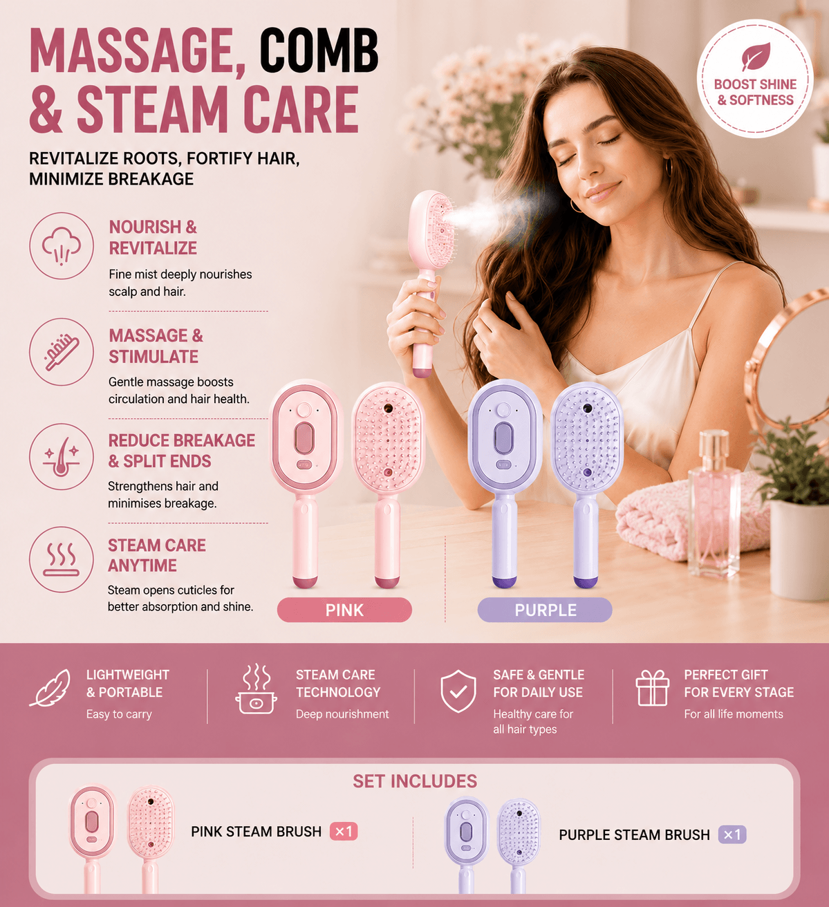Wireless Essential Oil Brush