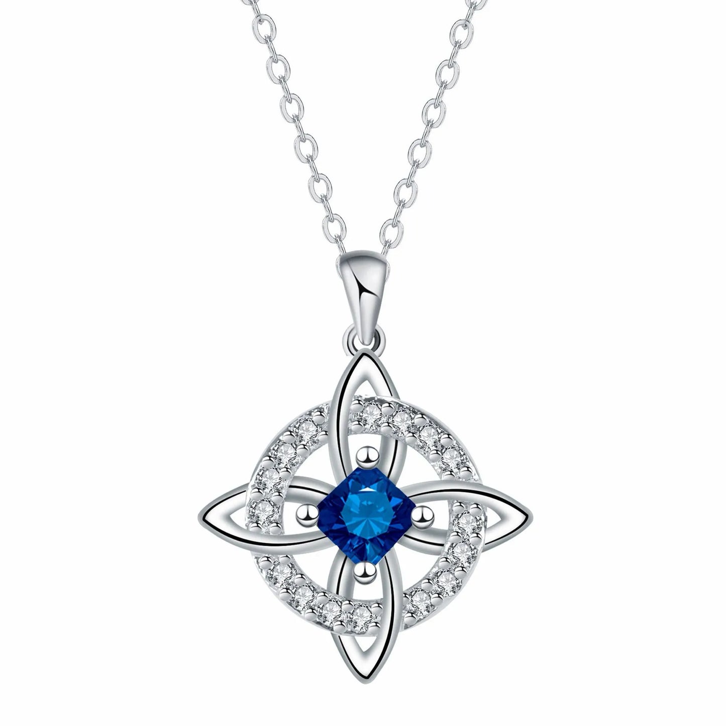 Mystical Birthstone Witches Knot Necklace – Natural Crystal🔮💞Protect Your Loved Ones