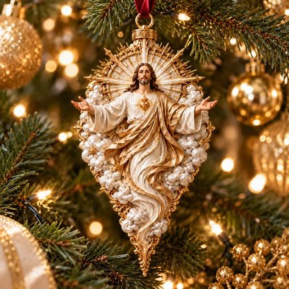 ✝️ Sacred Christmas Ornament Collection | 9 Faith-Inspired Designs with Sculptural Detail for Trees & Meaningful Gifts 🎄