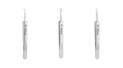 Professional Beauty Salon Tweezers | 2026 New Year Launch  | Precision Slant & Pointed Tips for Brows & Lashes | Essential for Makeup Artists & Home Kits 🎆✨