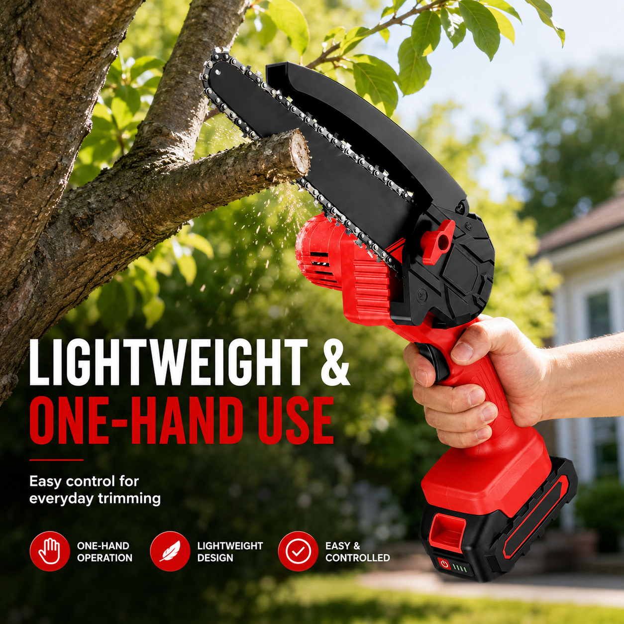🔥 50% OFF Cordless Mini Chainsaw Kit – Free Shipping 🚚