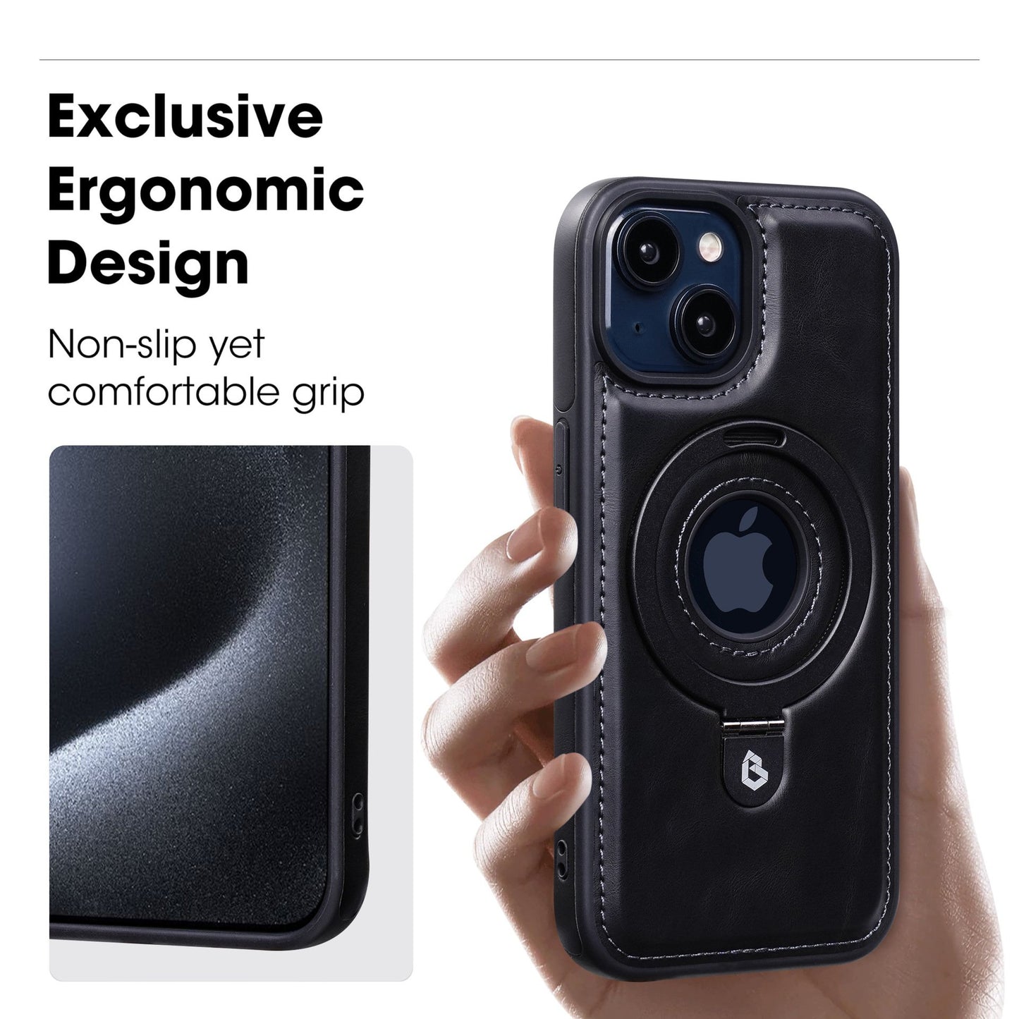 🔥New In Phone Case for iPhone 17 Series - Luxurious Leather Invisible Stand Case