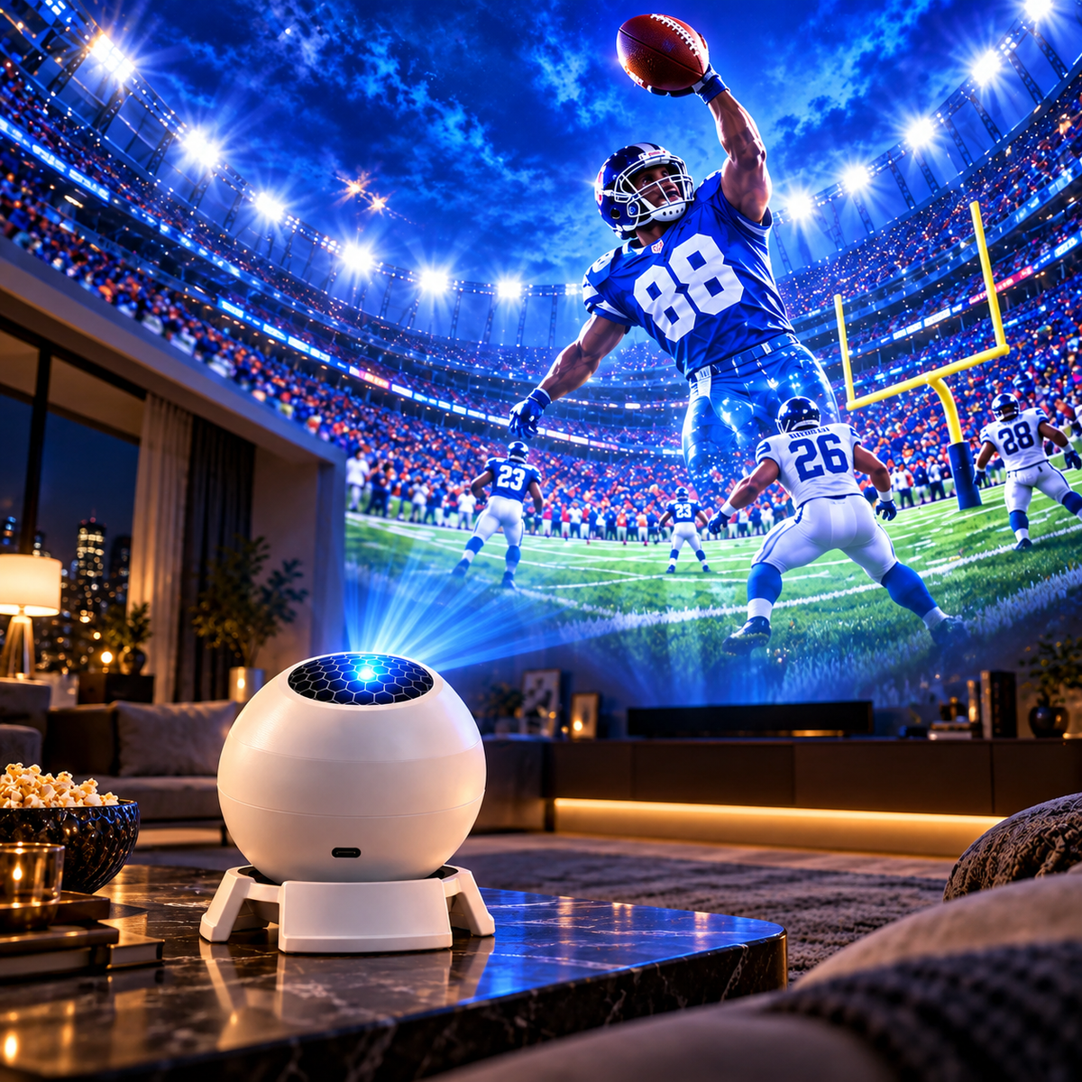 ✨🏈Football Game Day Projector for an Immersive Stadium Experience