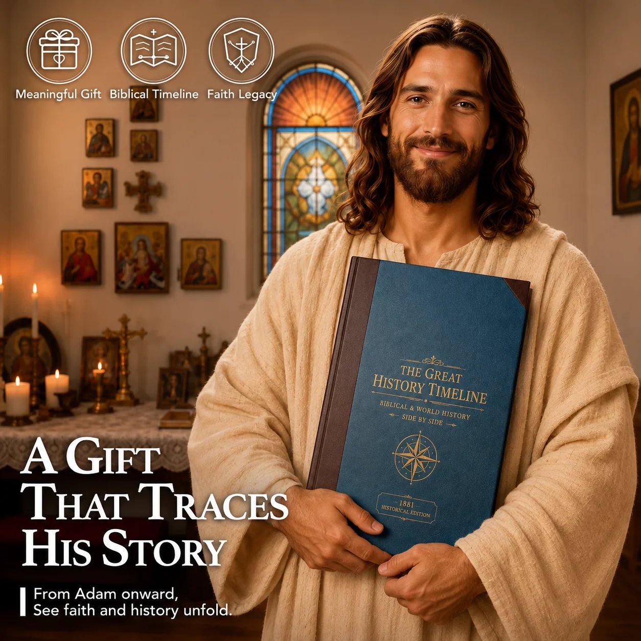 🔥📜 SPECIAL OFFER | Synchronological History Chart – 6,000 Years of Biblical & World Events in One Fold-Out Timeline