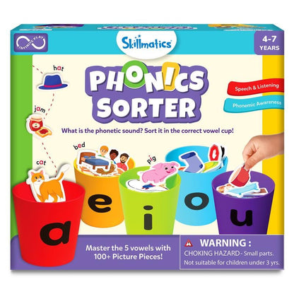 🔥 Last Day 49% OFF - 📚 Phonics Vowel Sorting Toy | ✨ Early Literacy Learning Activity for Preschool & Kindergarten Kids Ages 4-7