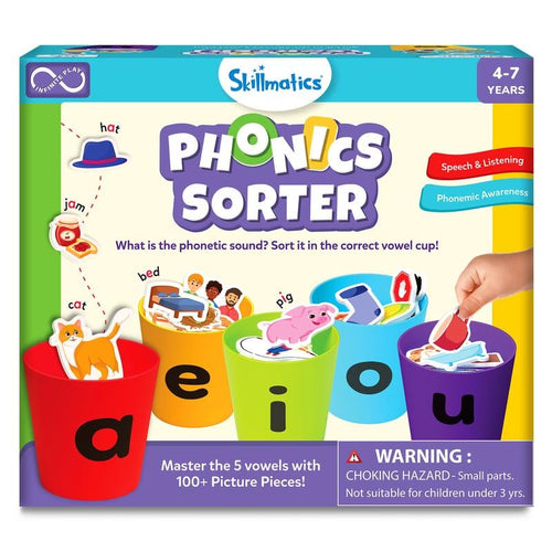 🔥 Last Day 49% OFF - 📚 Phonics Vowel Sorting Toy | ✨ Early Literacy Learning Activity for Preschool & Kindergarten Kids Ages 4-7