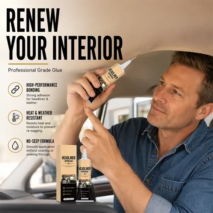 🚗 Waterproof Car Headliner Repair Glue