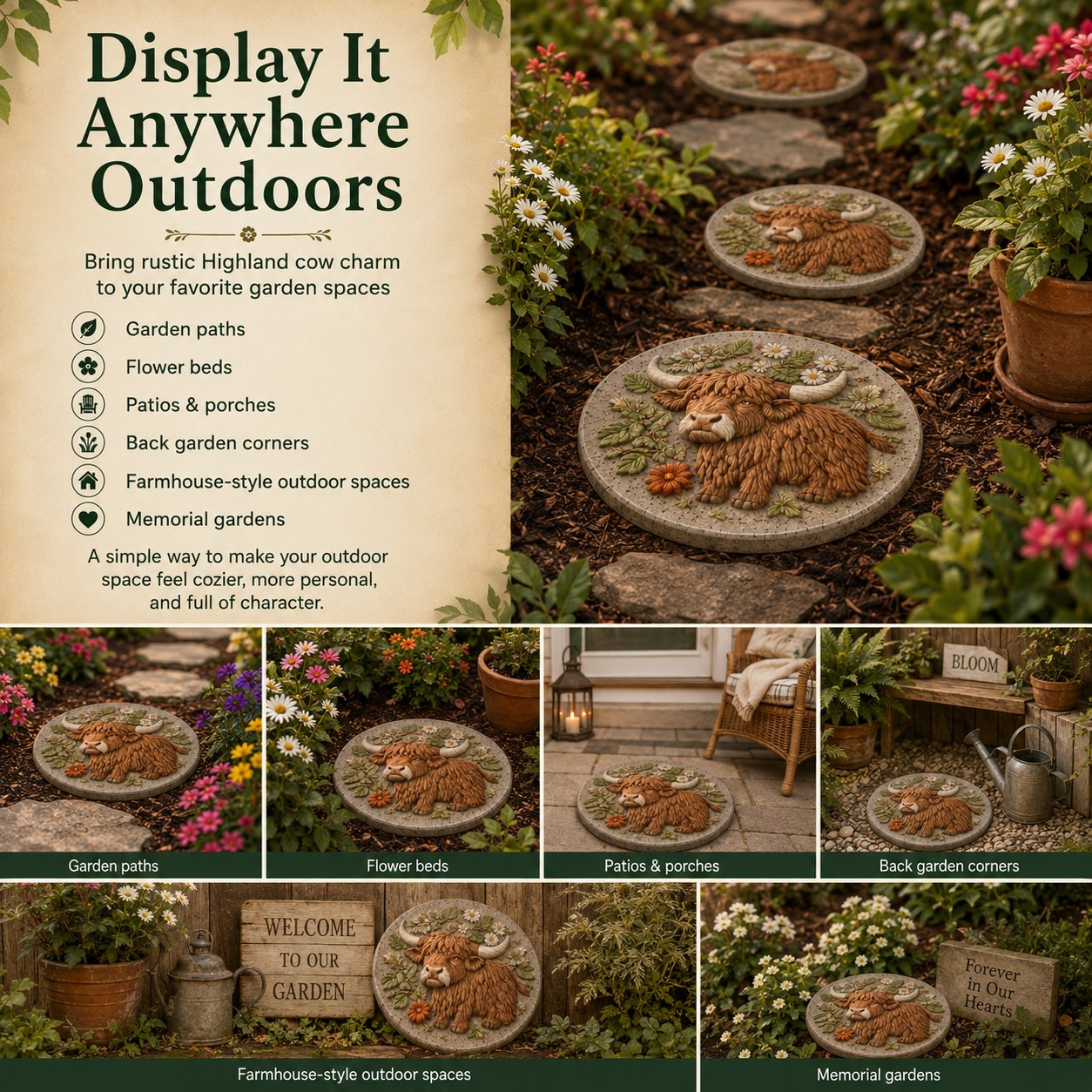 💥 LAST DAY 40% OFF - Reusable Animal-Themed Garden Art Mold – Bring Nature to Life in Your Garden (📦Buy 2 Free Shipping)