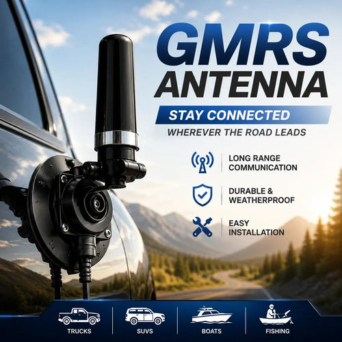 💯🔥 50% OFF - Universal GMRS Antenna Mount – Heavy-Duty Radio Antenna Bracket for Cars, SUVs, Trucks, Off-Road Vehicles & Boats