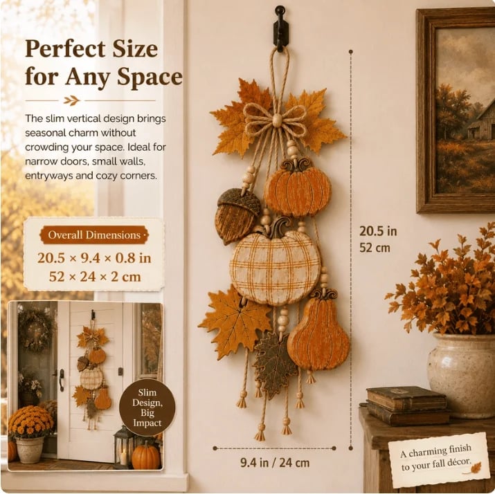 🎉Rustic Harvest WoodenDoor Hanger