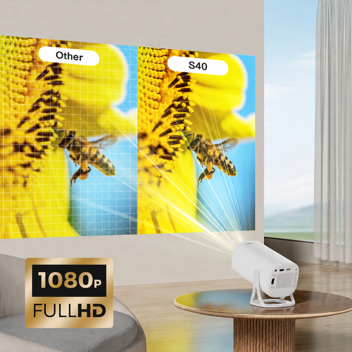 🎬 S40 Smart Portable Projector