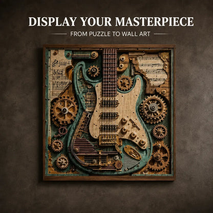 🔥Last Day 69% OFF-🧩Creative Steampunk Guitar 3D Puzzle