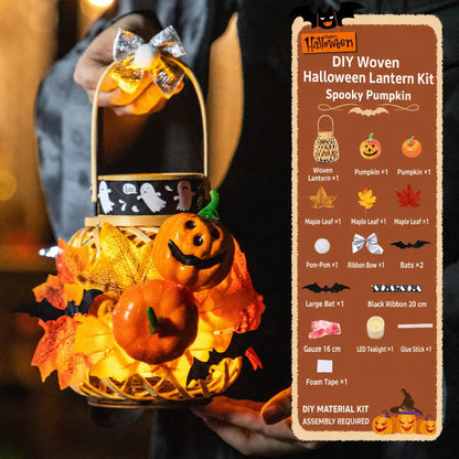 🎉🎃DIY Light-Up Halloween Trick-or-Treat Basket Kit👻 Let Kids Create the Basket They’ll Proudly Carry on Halloween Night! ✨