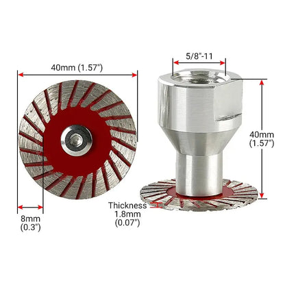 1.57' Diamond Saw Blades Set 🔪💎 Precision Stone Cutting Made Easy