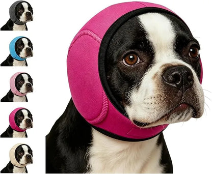 Calming Dog Ear Wrap | Noise-Reducing Ear Protection for Grooming, Bathing & Fireworks