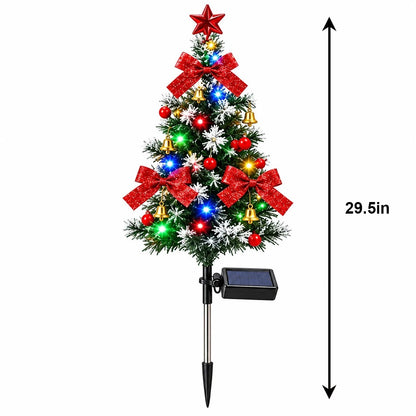🎉🎄 Solar Christmas Tree Lights –  DIY Outdoor Holiday Decor