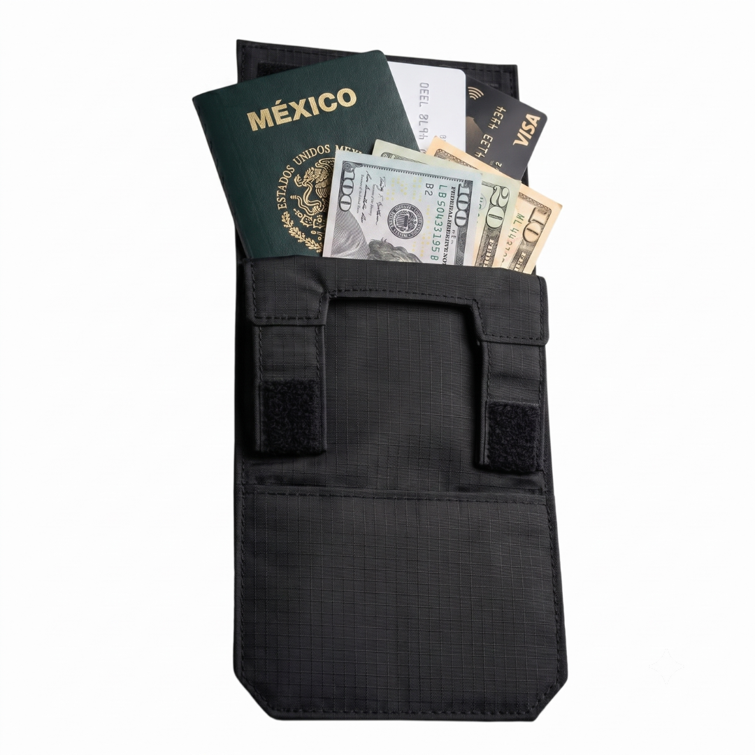 🔥 49% OFF Today | Hidden RFID-Blocking Travel Wallet