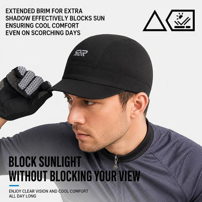 🔥HOT SALE🔥💯Quick-Dry Breathable Helmet Liner Sun Visor Skull Cycling Cap