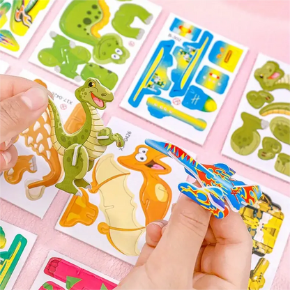 🔥Educational 3D Cartoon Puzzle
