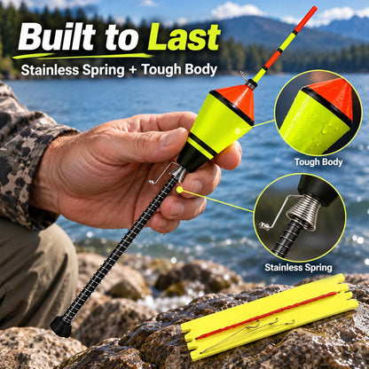 Auto Hookset Trigger Bite-Activated Automatic Fishing Float for Freshwater Angling, Beginner Fishing & Outdoor Bank Fishing