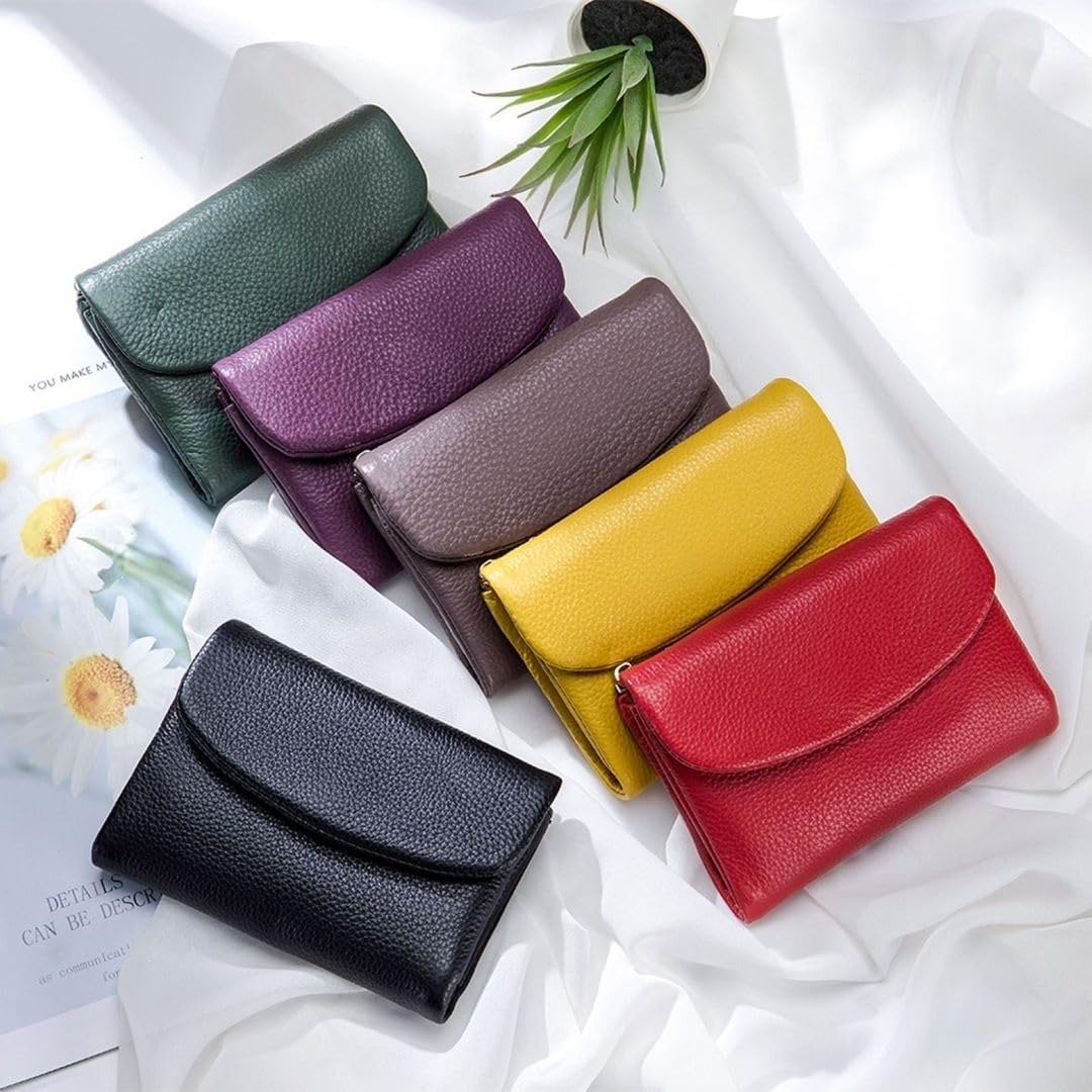 🔥⏰Unisex Pebble Real Leather RFID Wallet🔥