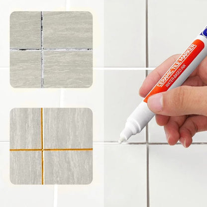 ⏰Last day!!!🔥Buy 1 Get 1 Free🔥Anti-Mould & Waterproof Joint Pen for Ceramic Tiles