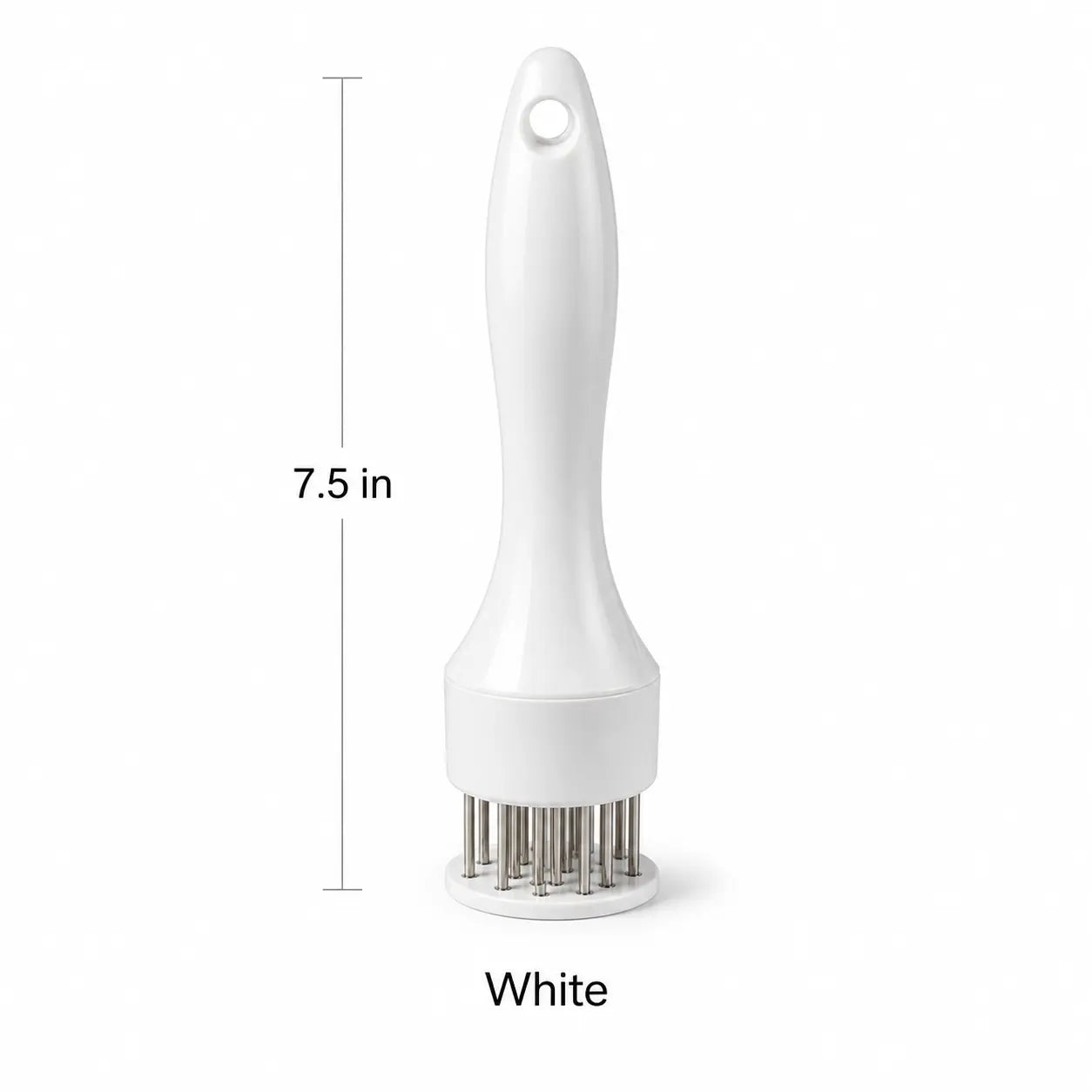 Stainless Steel Meat Tenderizer Tool – Multi-Needle Tenderizer for Fast Marinating & Juicier Meat