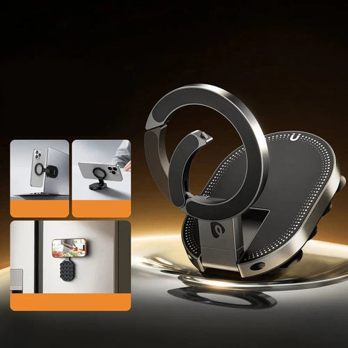 Multi-Function 3-in-1 Phone Stand with Magnetic & Suction Mount
