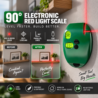🎃Halloween Deal 50% OFF!🔧90° Laser Square – Dual-Line Layout Guide for Tiling & DIY