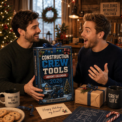 🔥Last 50 pcs✨Construction Crew Tools Advent Calendar 2026 - 24-Day Festive Countdown