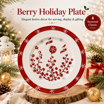 🎄Merry & Bright Christmas Plate Collection🎁🍽️ – Festive Holiday Serving Plates