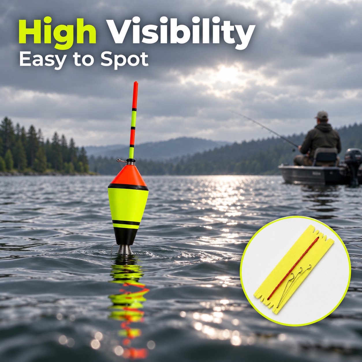 Auto Hookset Trigger Bite-Activated Automatic Fishing Float for Freshwater Angling, Beginner Fishing & Outdoor Bank Fishing