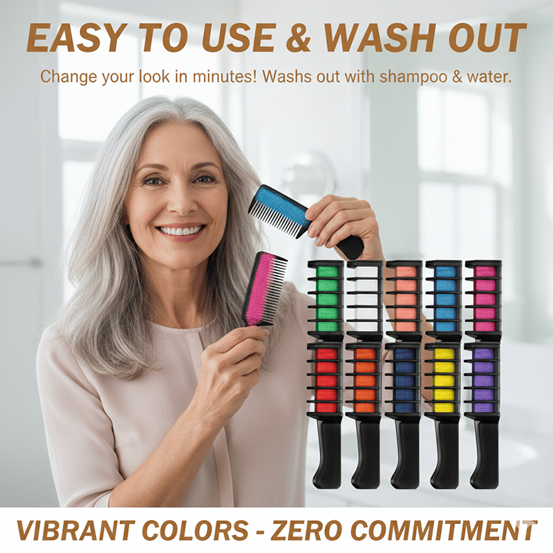 ✨Hot sale-49% OFF✨Festive Fun Hair Chalk Combs