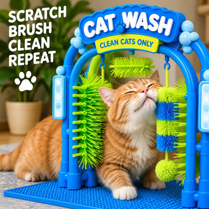 🐱The Ultimate Cat Self-Grooming & Play Station 🐾