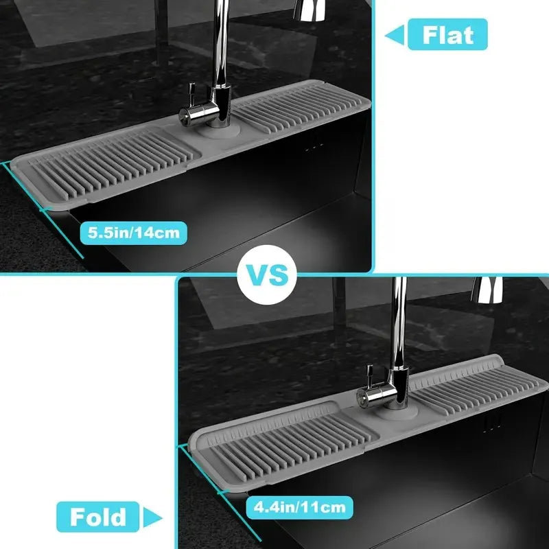 🔥 BUY 1 GET 1 FREE💧 Silicone Sink Faucet Draining Mat