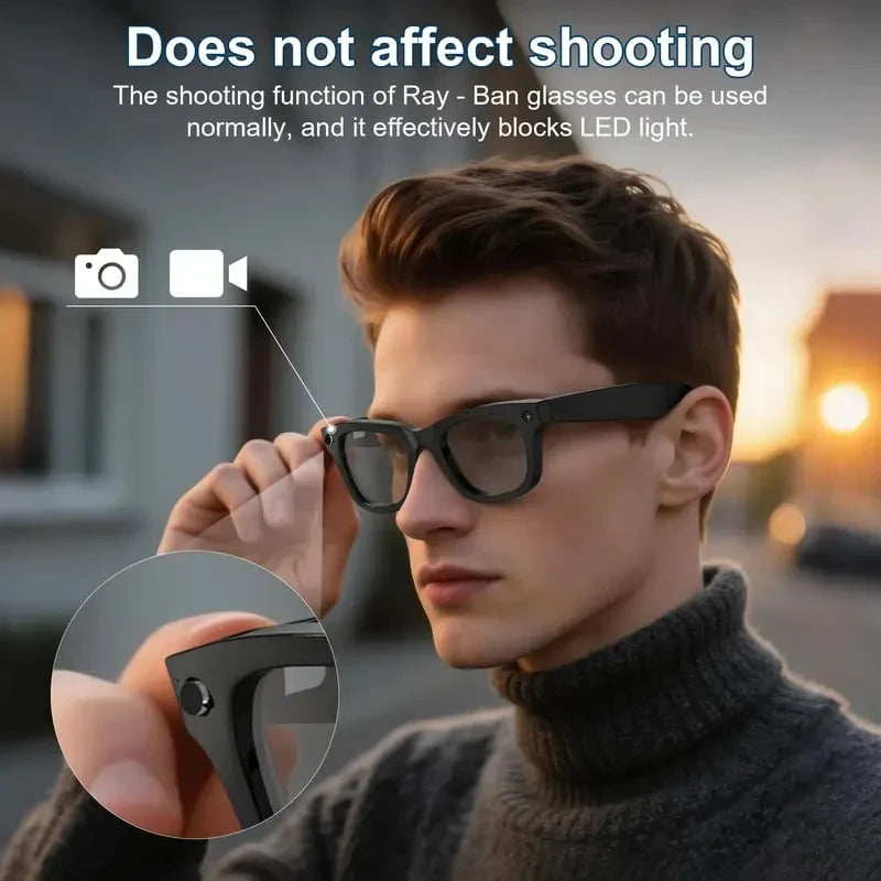 😎 LED Light Blocking Stickers for Smart Glasses