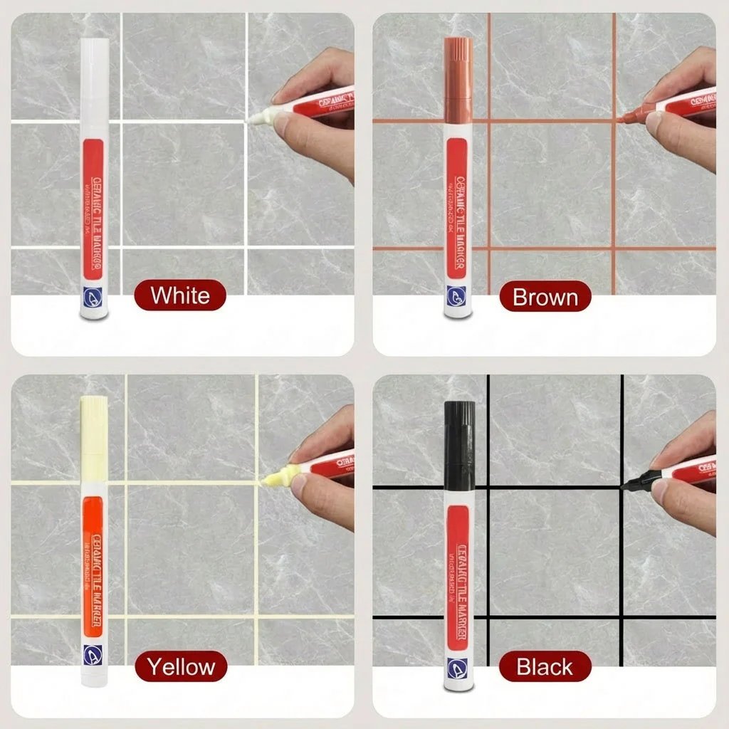⏰Last day!!!🔥Buy 1 Get 1 Free🔥Anti-Mould & Waterproof Joint Pen for Ceramic Tiles