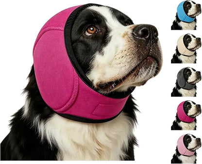 Calming Dog Ear Wrap | Noise-Reducing Ear Protection for Grooming, Bathing & Fireworks