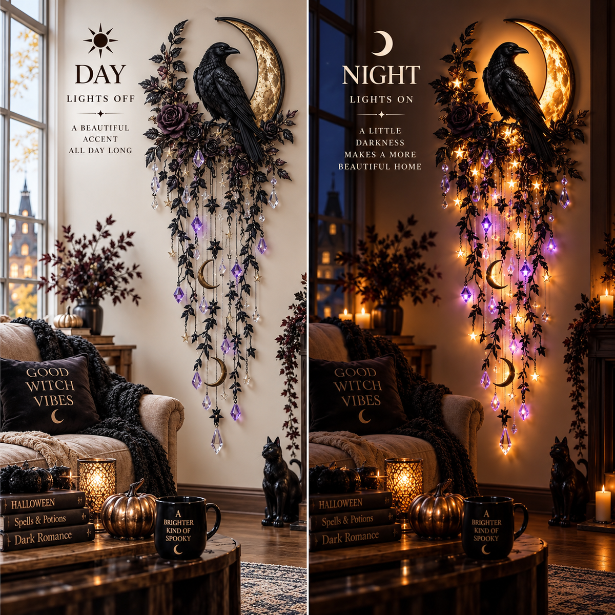✨Last Day 49% OFF✨Elegant Halloween Cascade Wall Light Collection