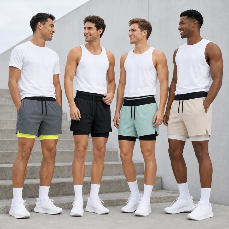 Marathon Pro Shorts — Front Mesh Storage Belt · Right Inner Liner Phone Pocket · Rear Zip Pocket · Anti-Chafe Liner