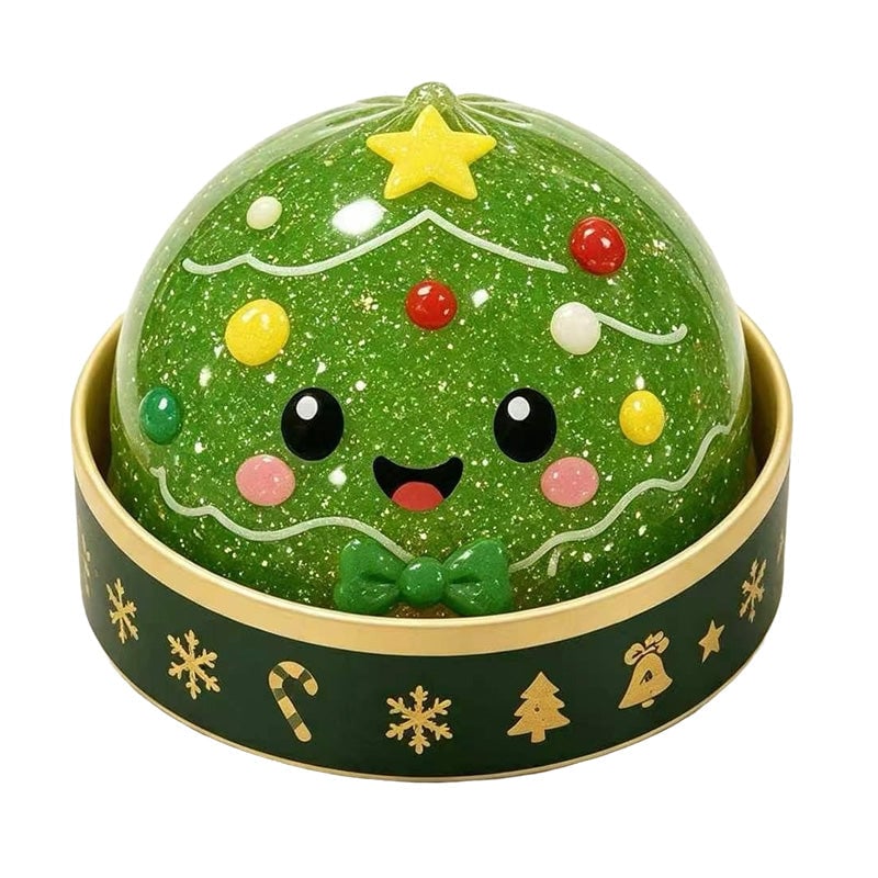 🎁Christmas Baozi Glitter Jelly Stress Relief Squishy Toy