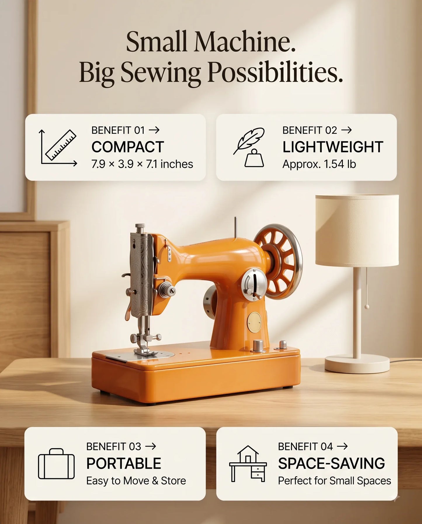 Portable Mini Sewing Machine